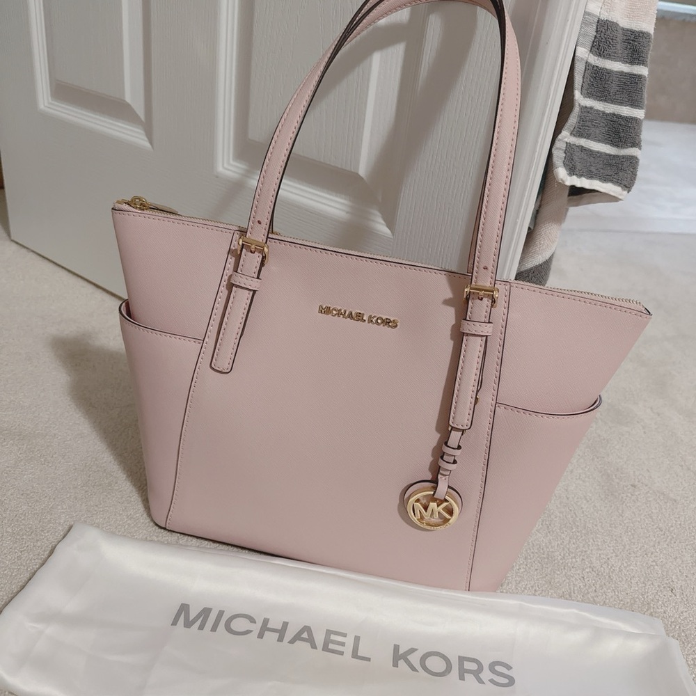 Michael Kors Light Pink Tote Bag